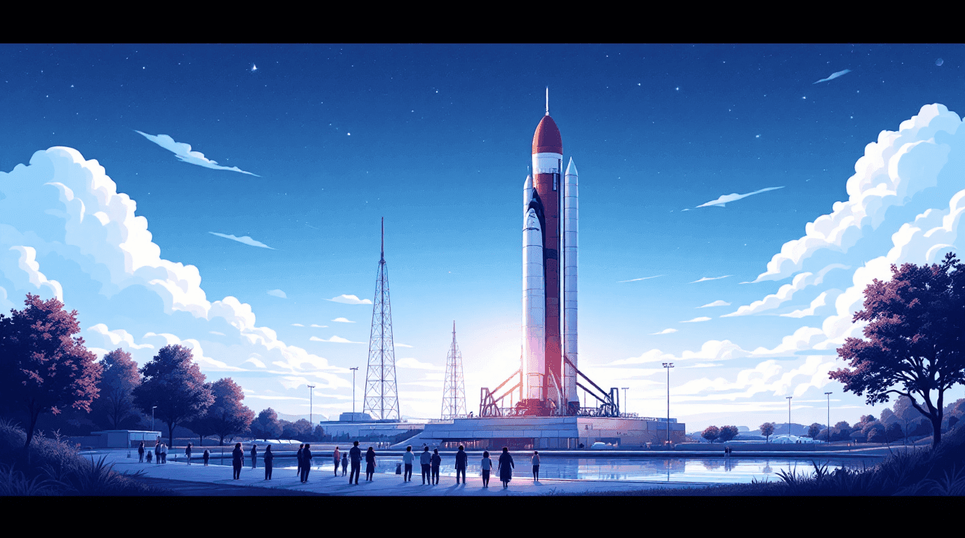 Alabama landmark illustration