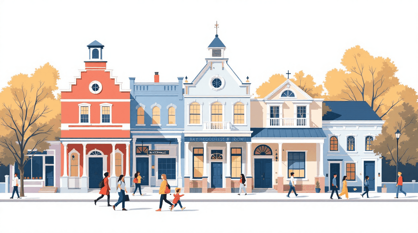 Arkansas landmark illustration