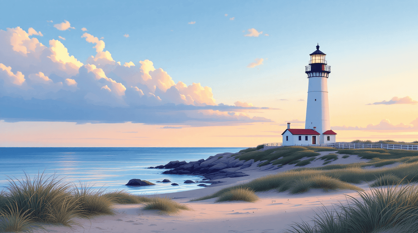Delaware landmark illustration