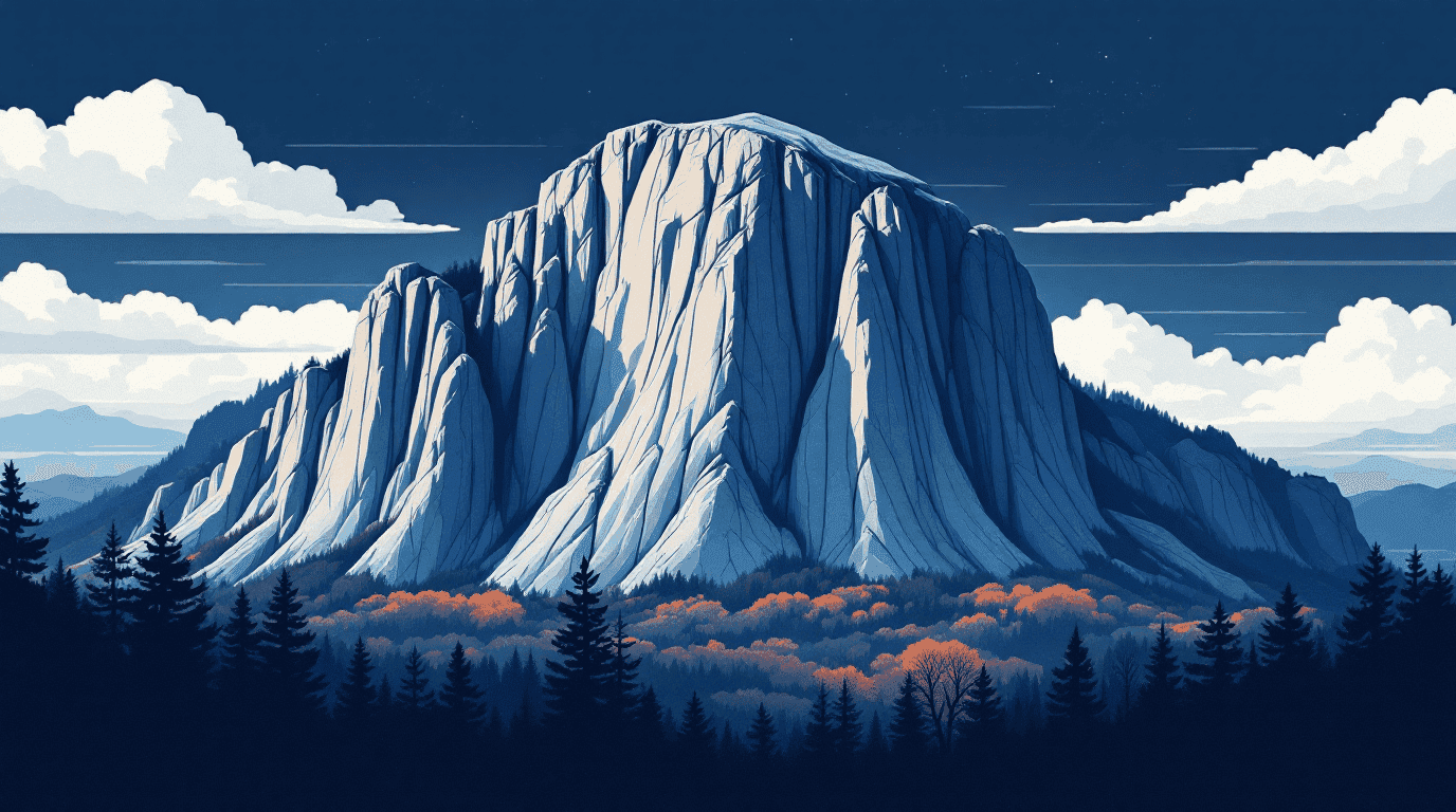 Georgia landmark illustration