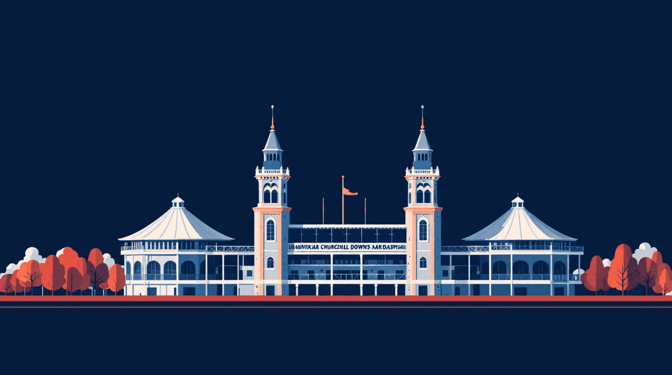 Kentucky landmark illustration
