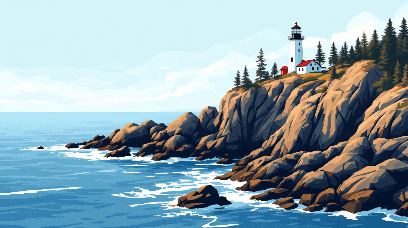 Minnesota landmark illustration
