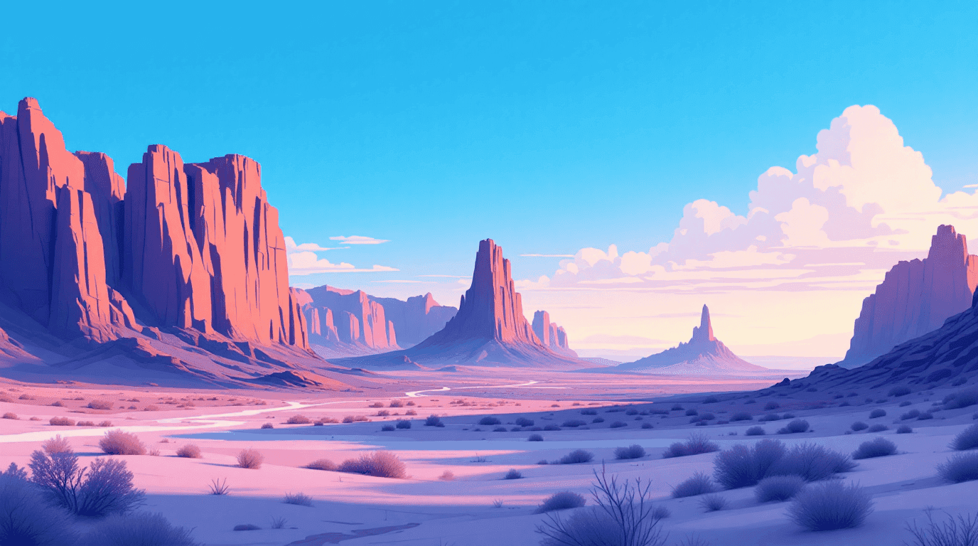 Nebraska landmark illustration