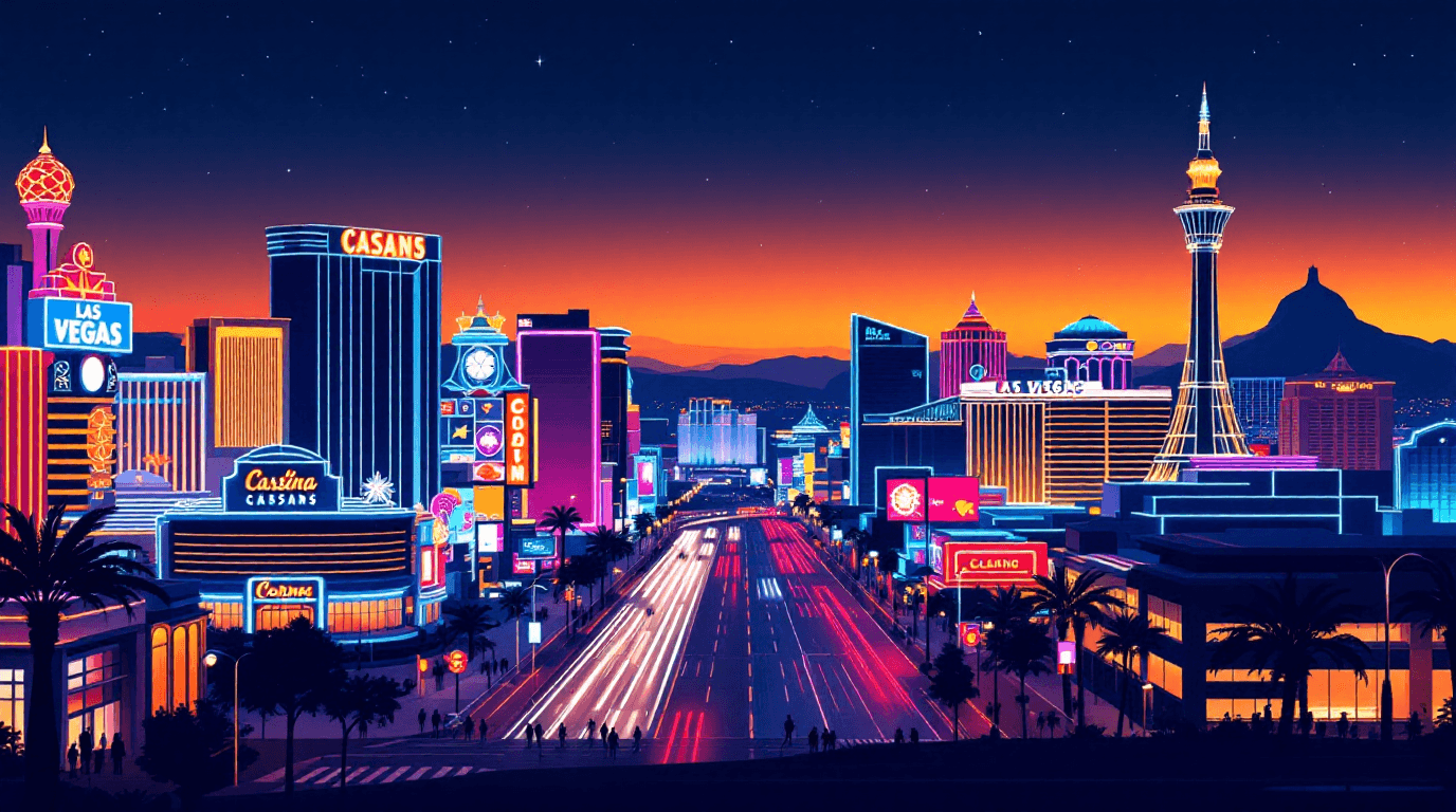 Nevada landmark illustration