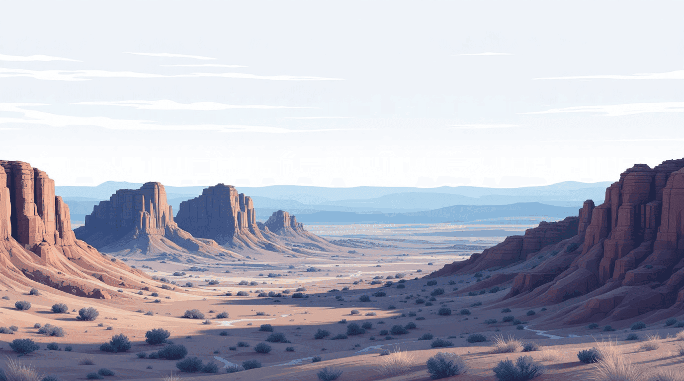 North Dakota landmark illustration