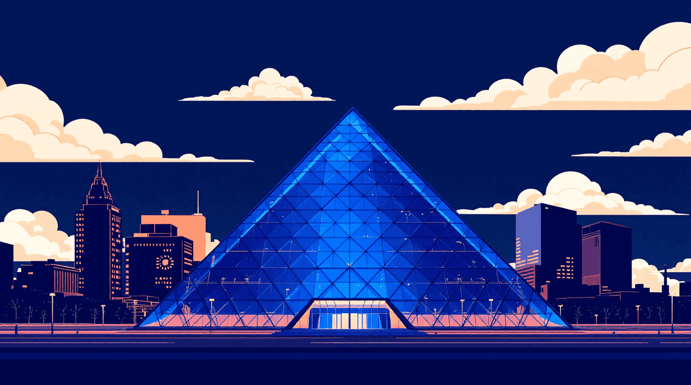 Ohio landmark illustration