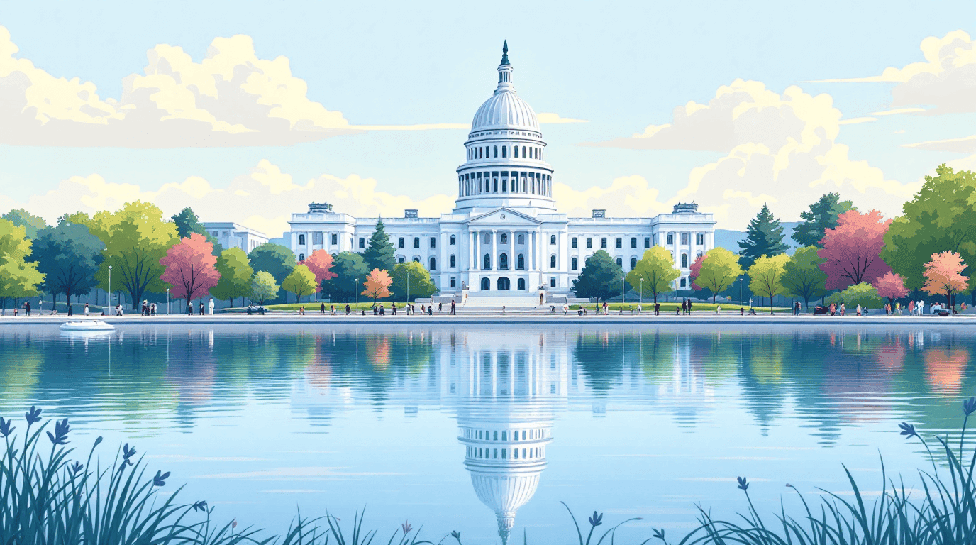 Wisconsin landmark illustration